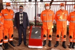 Corpo de Bombeiros Militar recebe visita de vice-governador