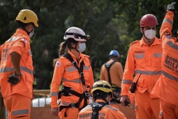 2ºBBM desenvolve Treinamento direcionado para salvamento em espaço confinado