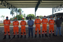 Bombeiros visitam futuras instalações do CBMMG em Tupaciguara