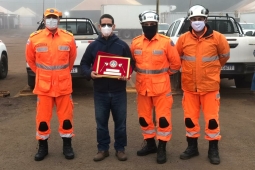 Cel PM veterano Cícero é homenageado em Brumadinho