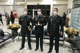 7ª Cia Ind é condecorada com Medalha Tiradentes em Pouso Alegre