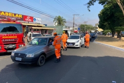 5º BBM participa de campanha de distribuição de máscaras na região