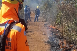 8º Pelotão de Salinas realiza treinamento de Brigada Orgânica