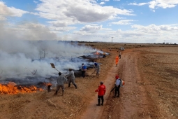 CBMMG promove ações de prevenção e resposta aos incêndios junto à comunidade rural