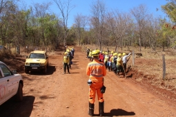 5º BBM capacita brigadistas para reforçar ações de combate a incêndio florestal