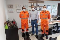 2ºCOB recebe visita de Procurador do Ministério Público do Trabalho