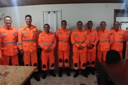 8°BBM recebe a visita da chefe do Estado-Maior do CBMMG