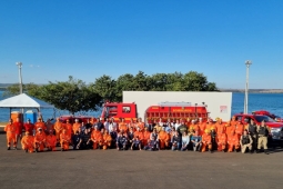 5º BBM participa de Simulado de Rompimento de Barragem