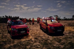 Bombeiros treinam busca e salvamento de desaparecidos