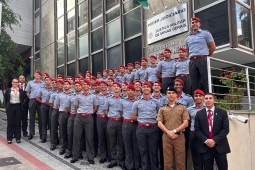 Cadetes do CFO III realizam visita ao TJMMG