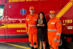 2ª Companhia de Bombeiros Militar de Araxá realiza entrega de viatura de resgate