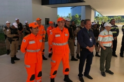 CBMMG participa do evento de lançamento do Maio Amarelo 2024
