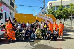 Pelotão de Janaúba realiza ação simulada no Maio Amarelo