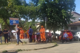 CBMMG realiza simulado de evacuação na barragem de Baguari