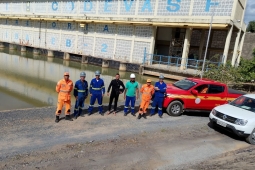 Bombeiros de Janaúba oferecem apoio em ação no distrito de irrigação de Jaíba