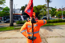 CBMMG marca presença na substituição da Bandeira Nacional