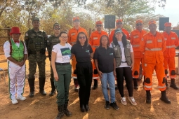 Bombeiros ministram palestra sobre prevenção a incêndios florestais no Parque Lapa Grande